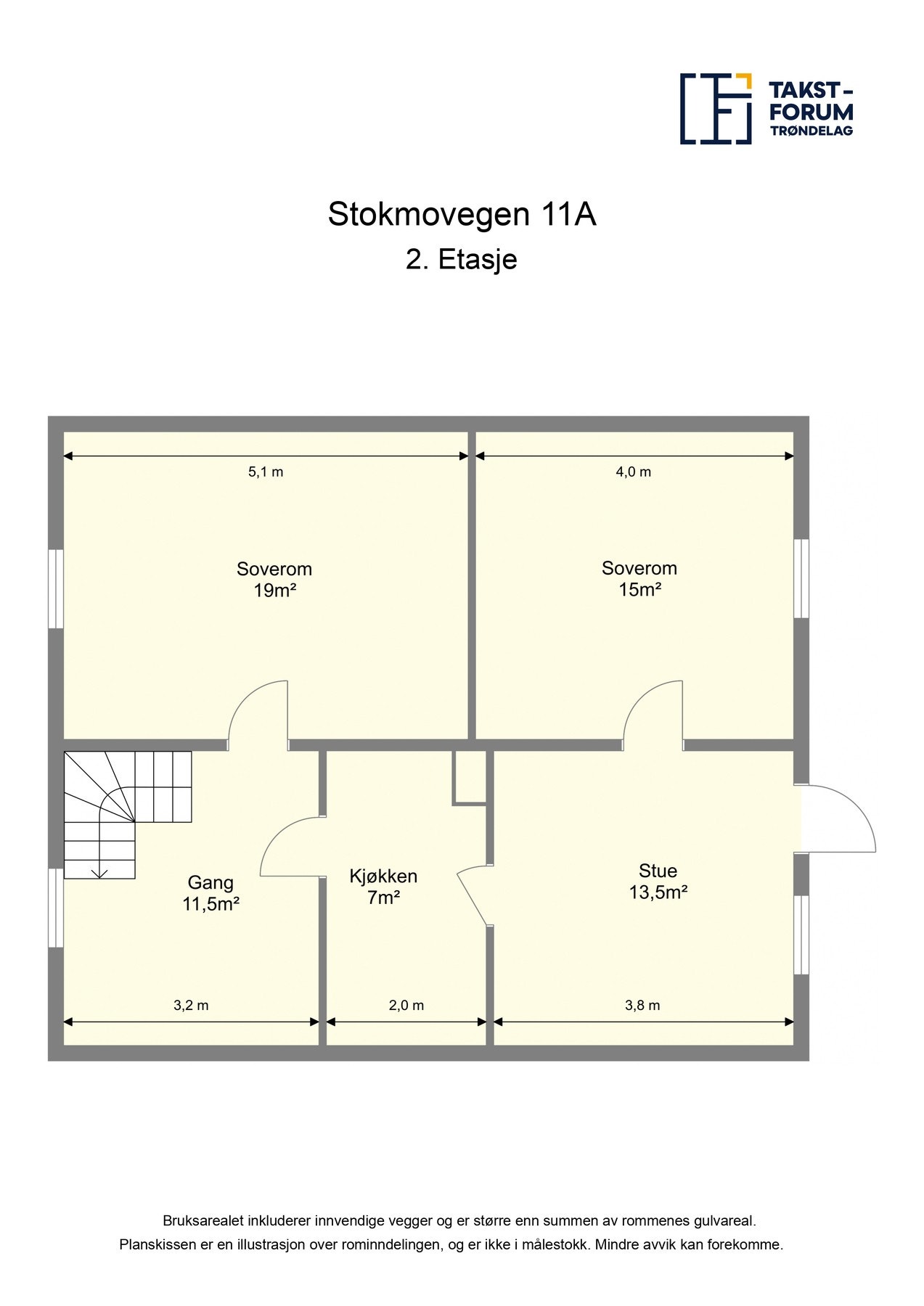 Plantegning 2.etasje. Galleribilde