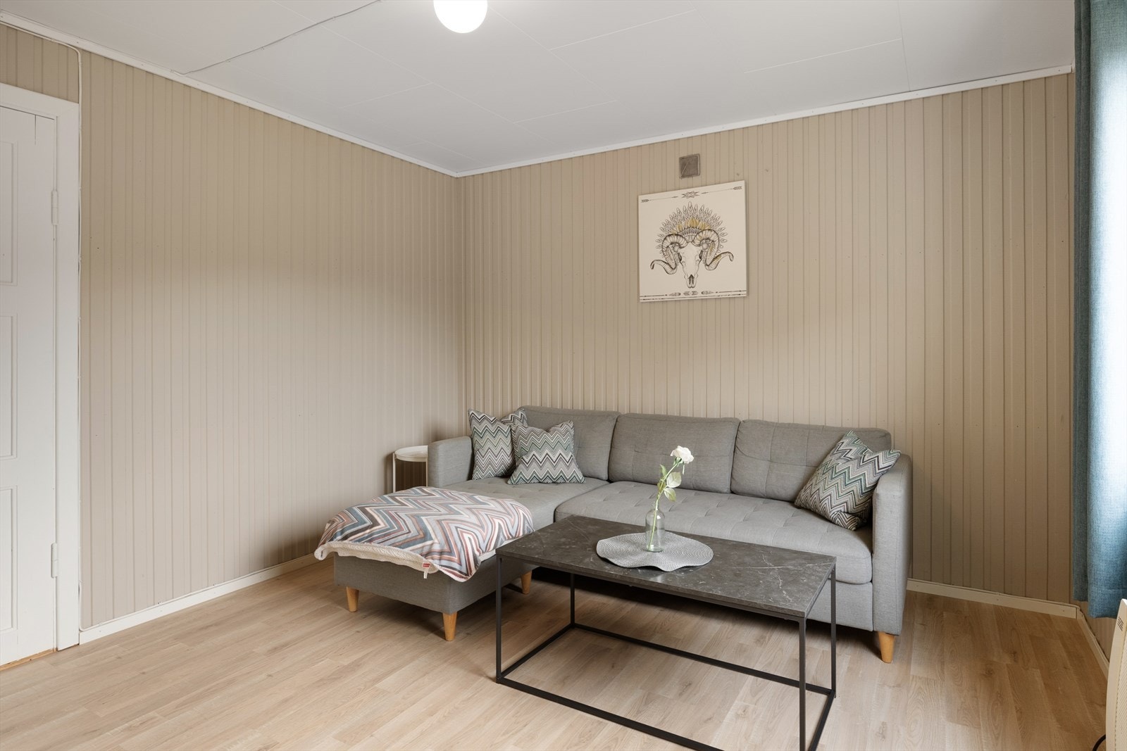 Her er det god plass til å innrede med sittegruppe. Galleribilde