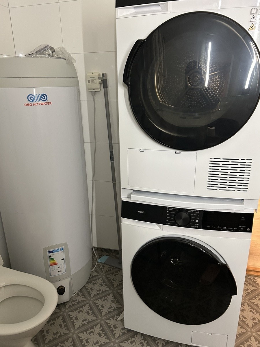 Nye hvitevarer på bad Galleribilde