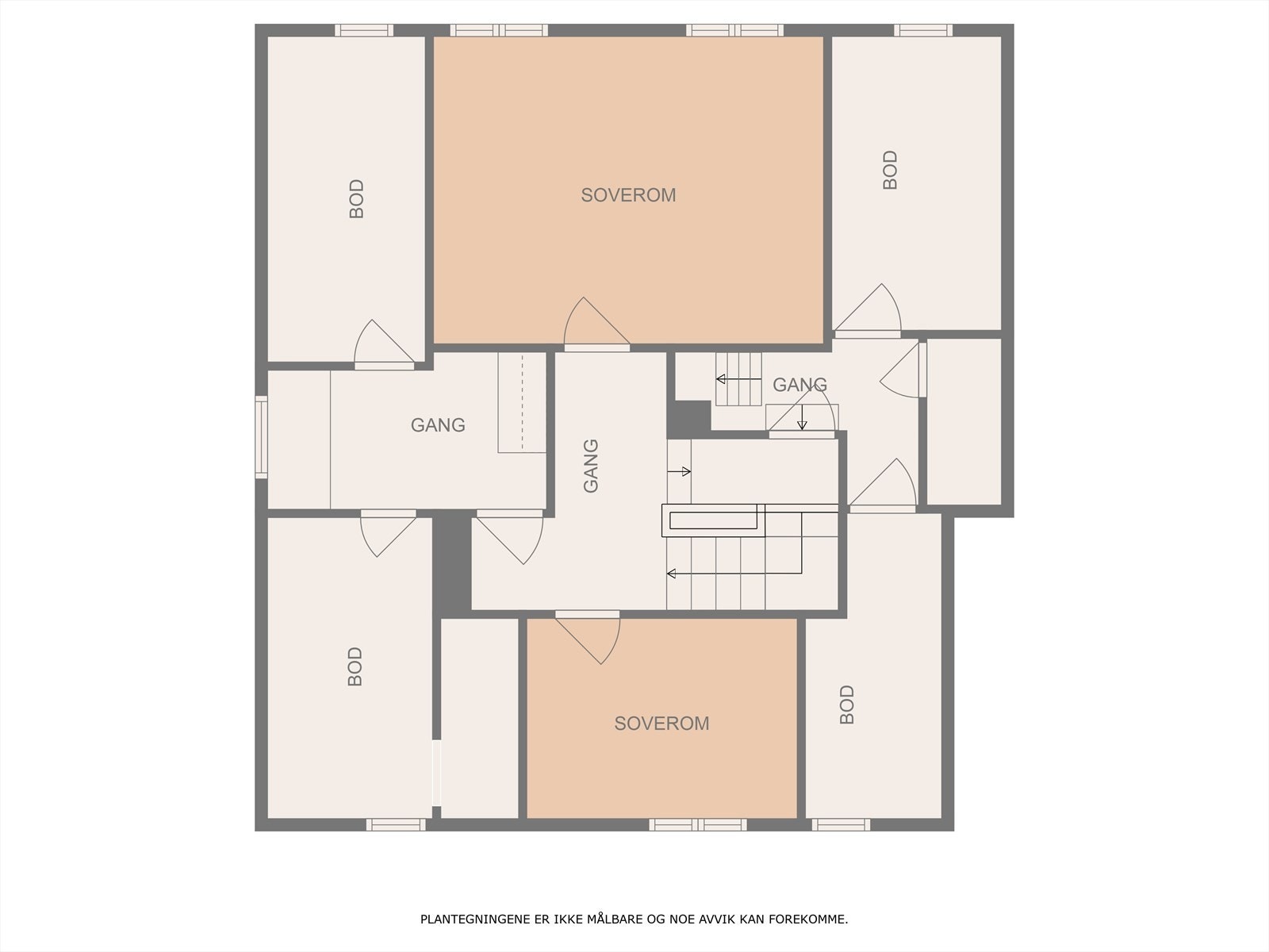 Plantegning 3. etasje. Galleribilde