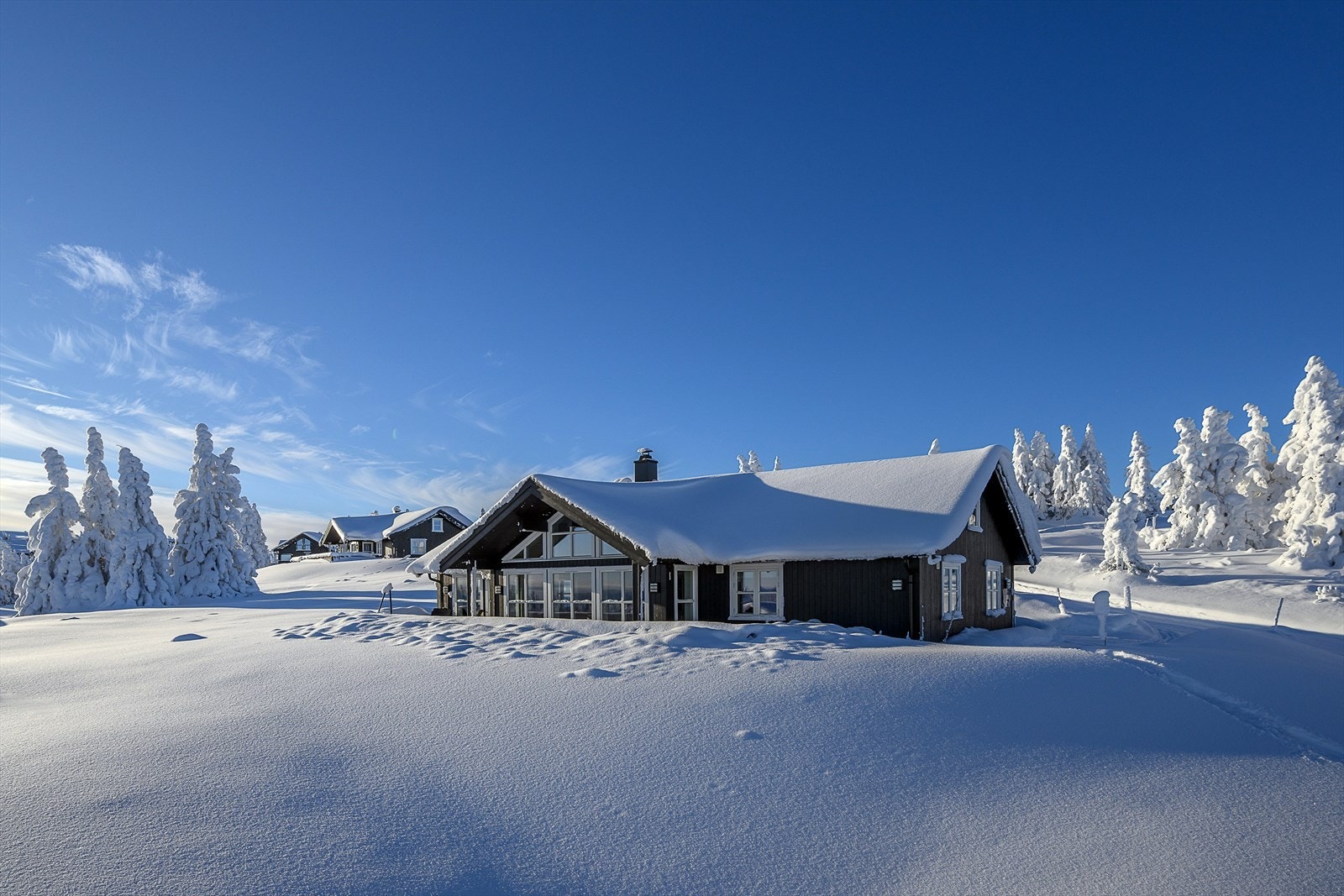 Moderne, tiltalende og meget funksjonell hytte med fantastisk. Galleribilde