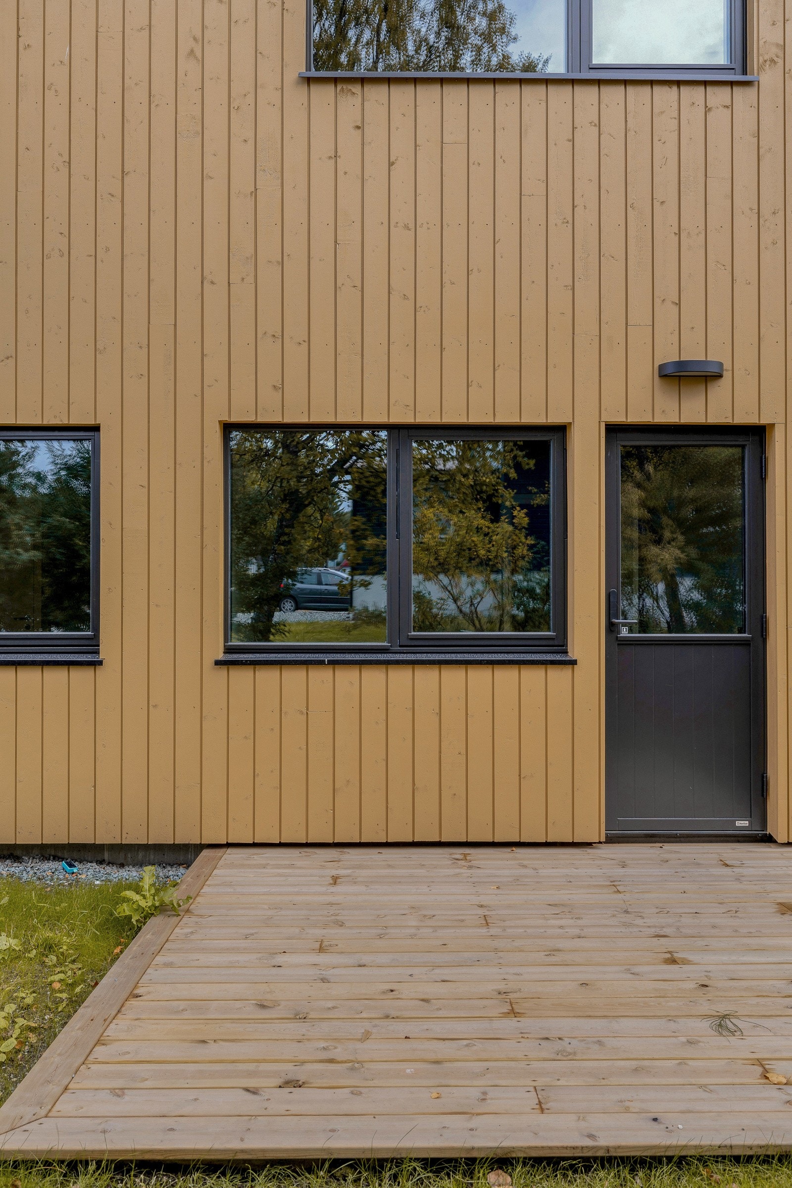 Terrasse med utgang fra soverom.