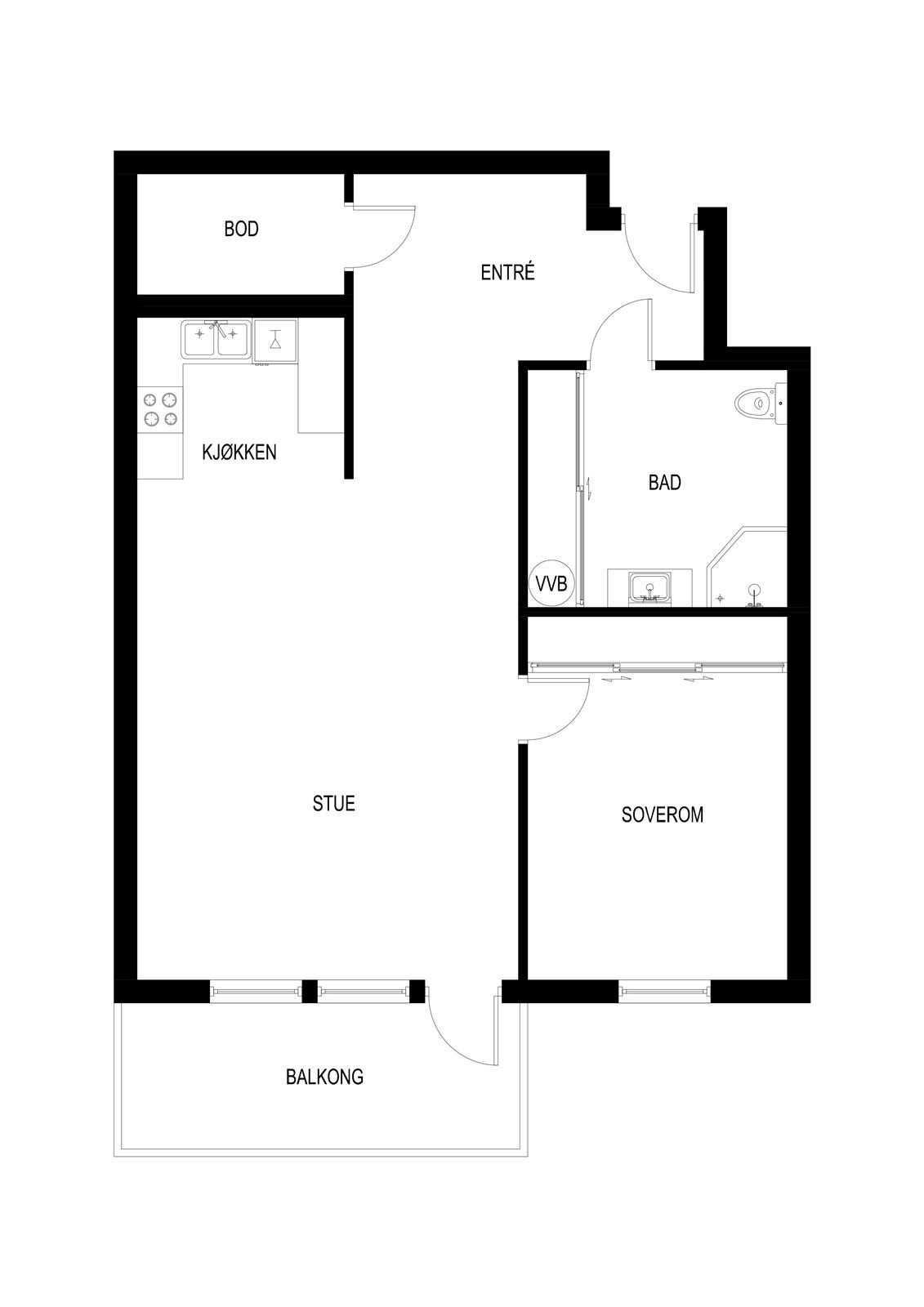 Plantegning Galleribilde