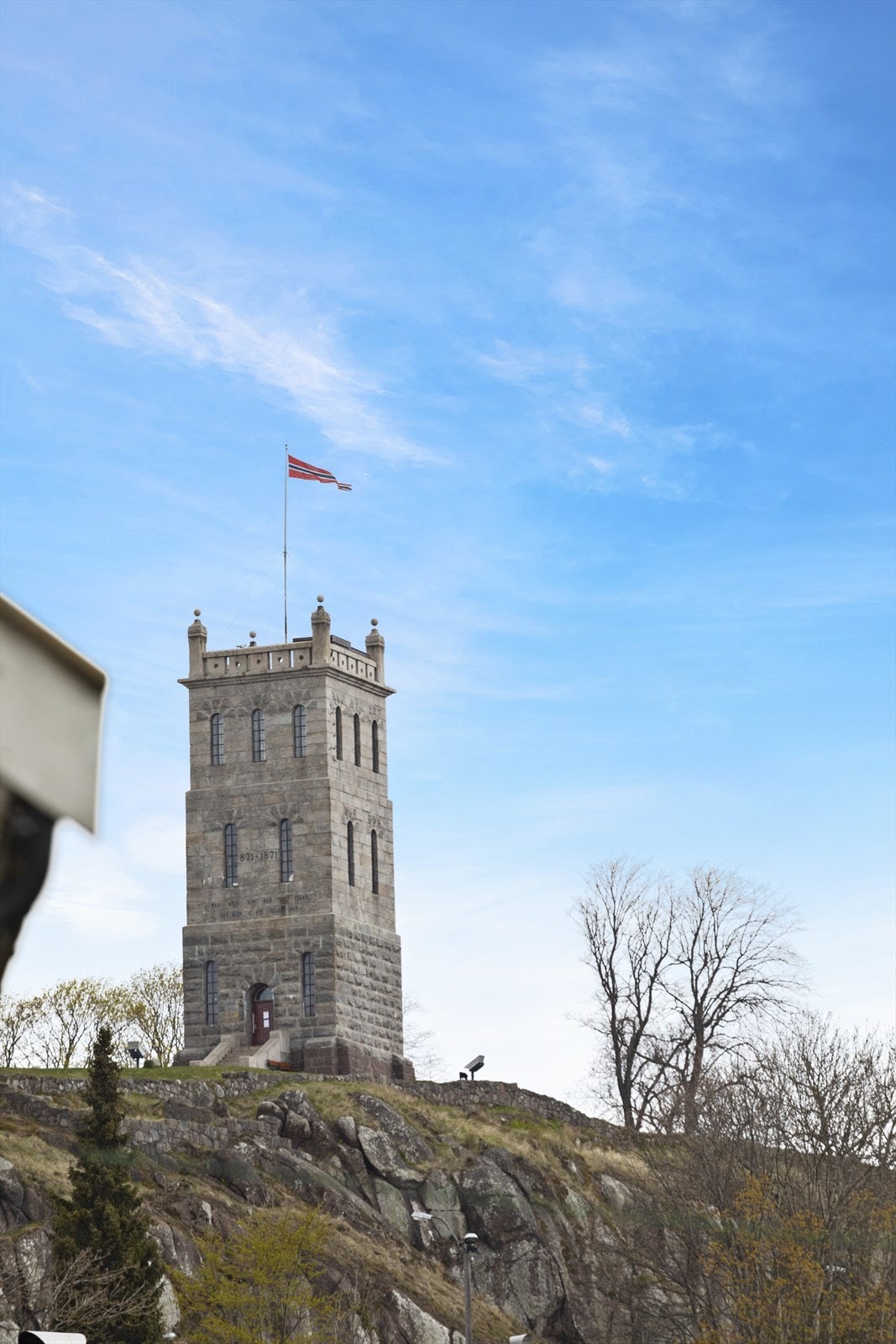 Slottsfjellet ligger kun noen minutter unna til fots. Galleribilde