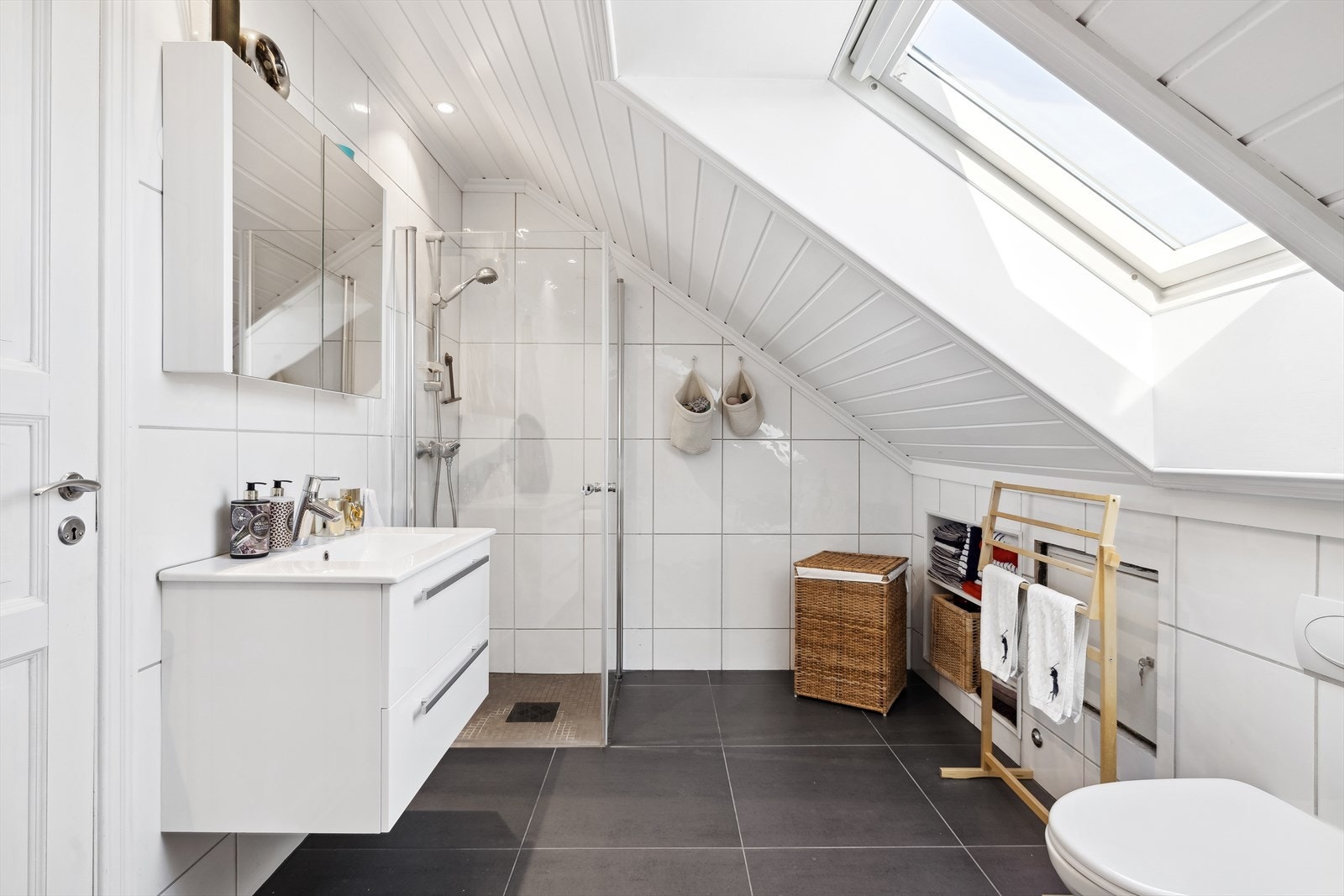 Bad på loft Galleribilde