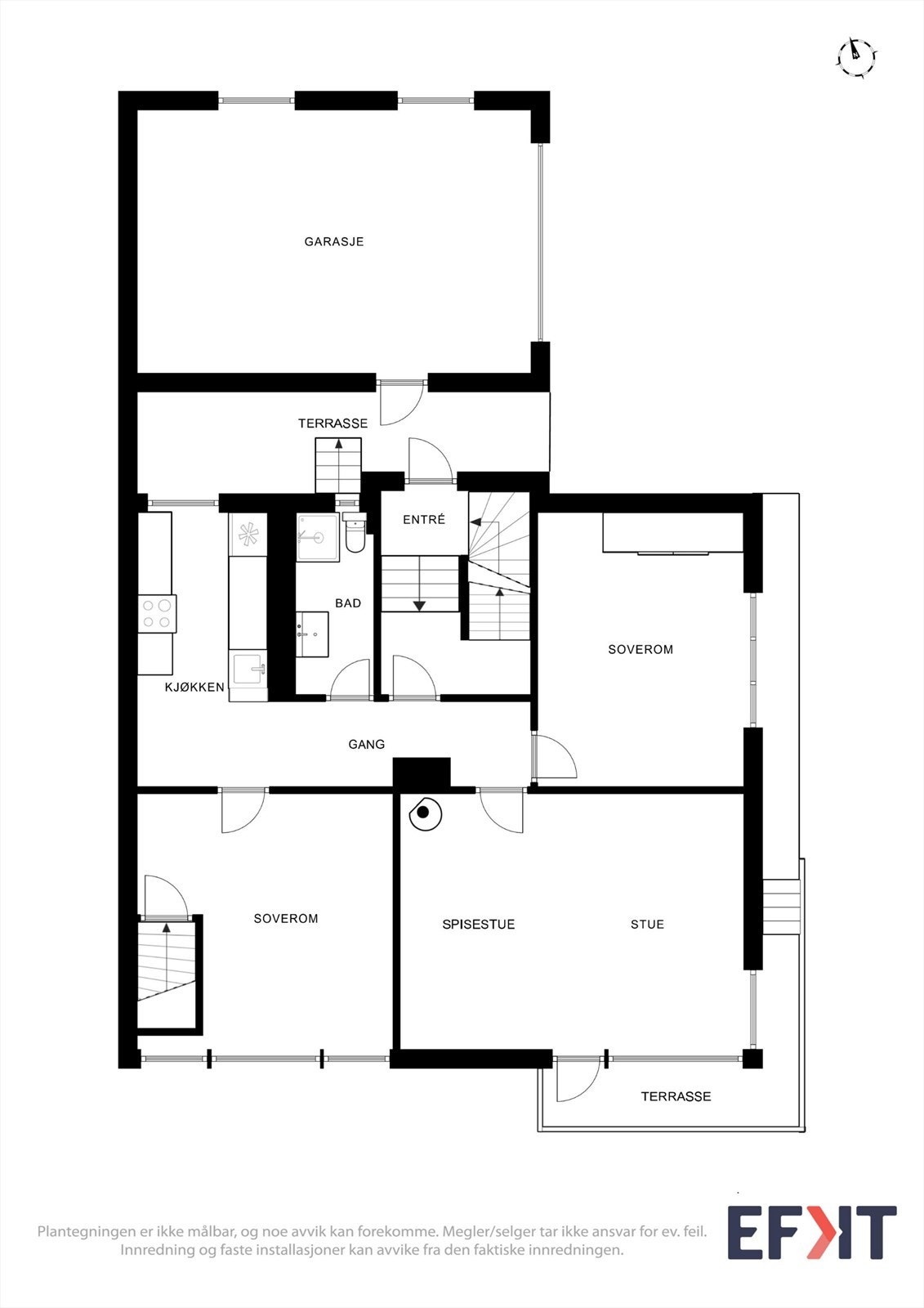 Plantegninger
1 etg Galleribilde