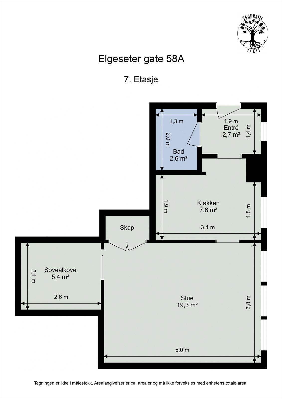 Plantegning Galleribilde
