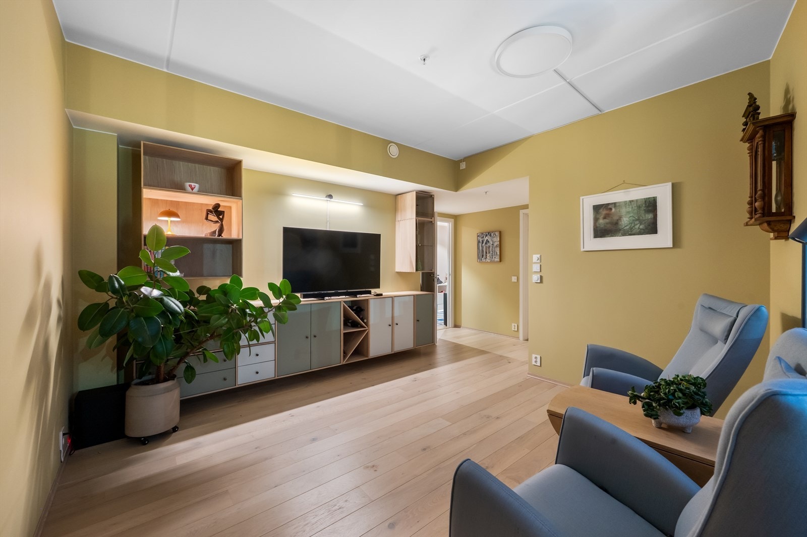 Opprinnelig godkjent soverom 3 er omgjort til Tv-stue. Galleribilde