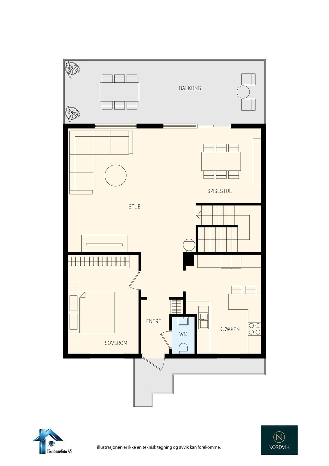 Presentasjon hovedetasje Galleribilde