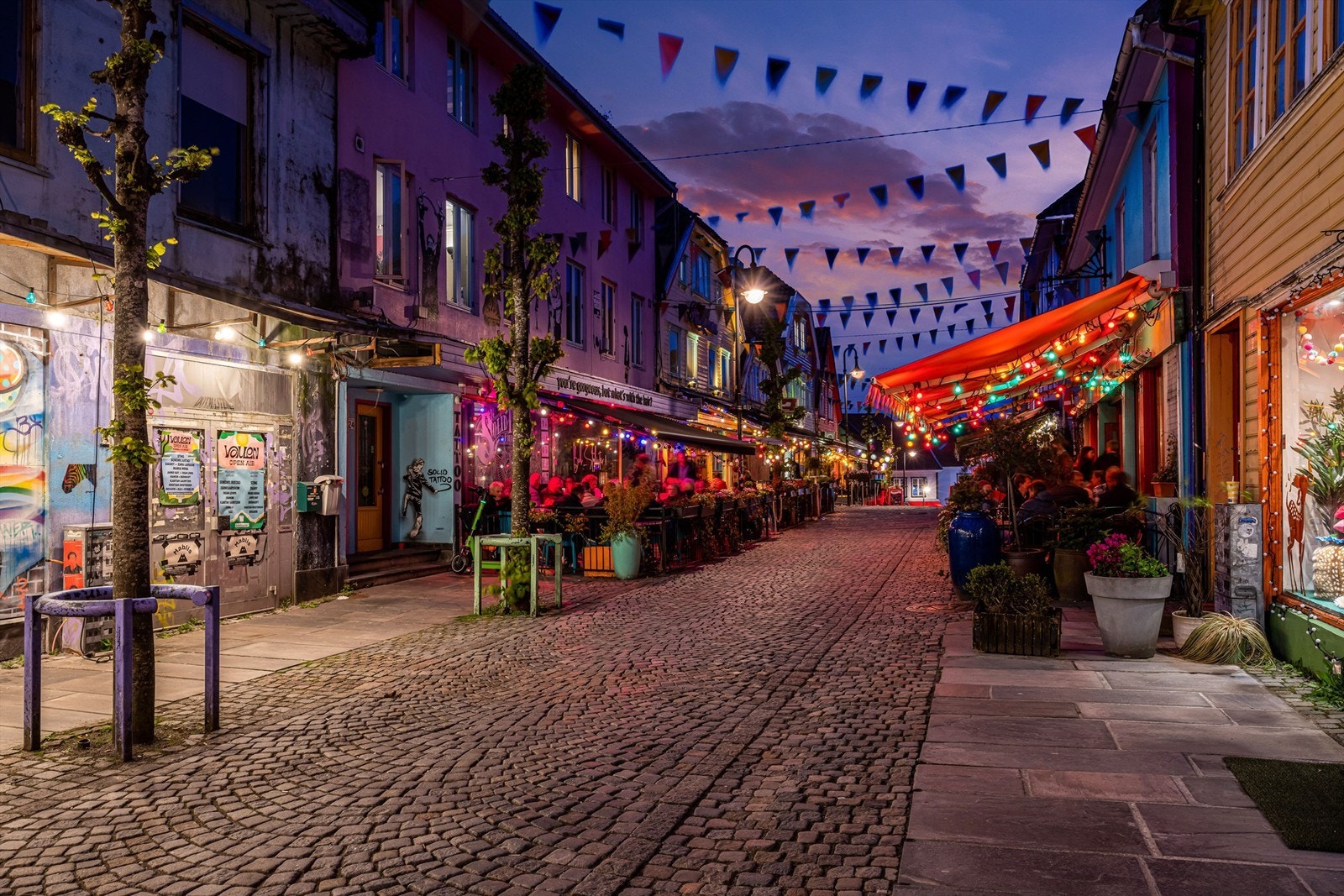 Stavanger sentrum innen gåavstand. Galleribilde