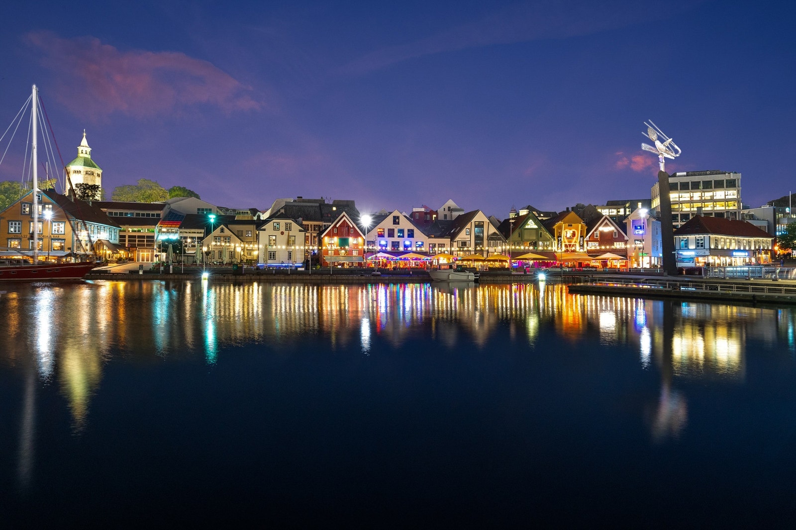 Stavanger sentrum innen gåavstand. Galleribilde