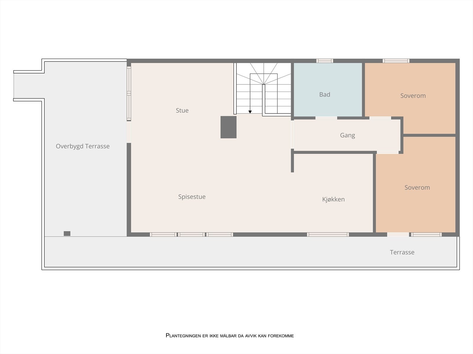 Plantegning 1. etasje. Galleribilde