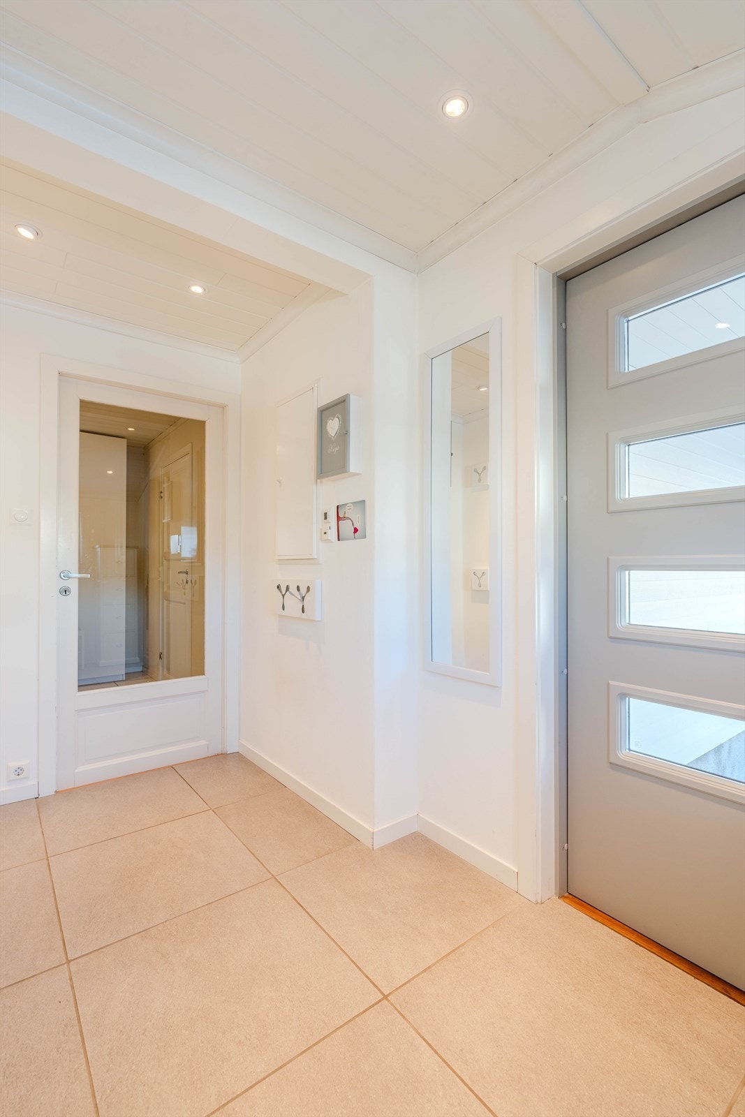 Vindfang - flislagt med varmekabler. Galleribilde