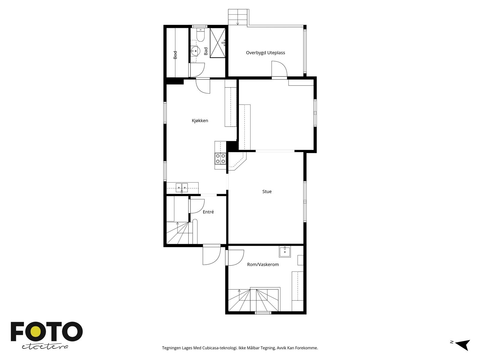 Veiledende plantegning - Ikke målbar Galleribilde