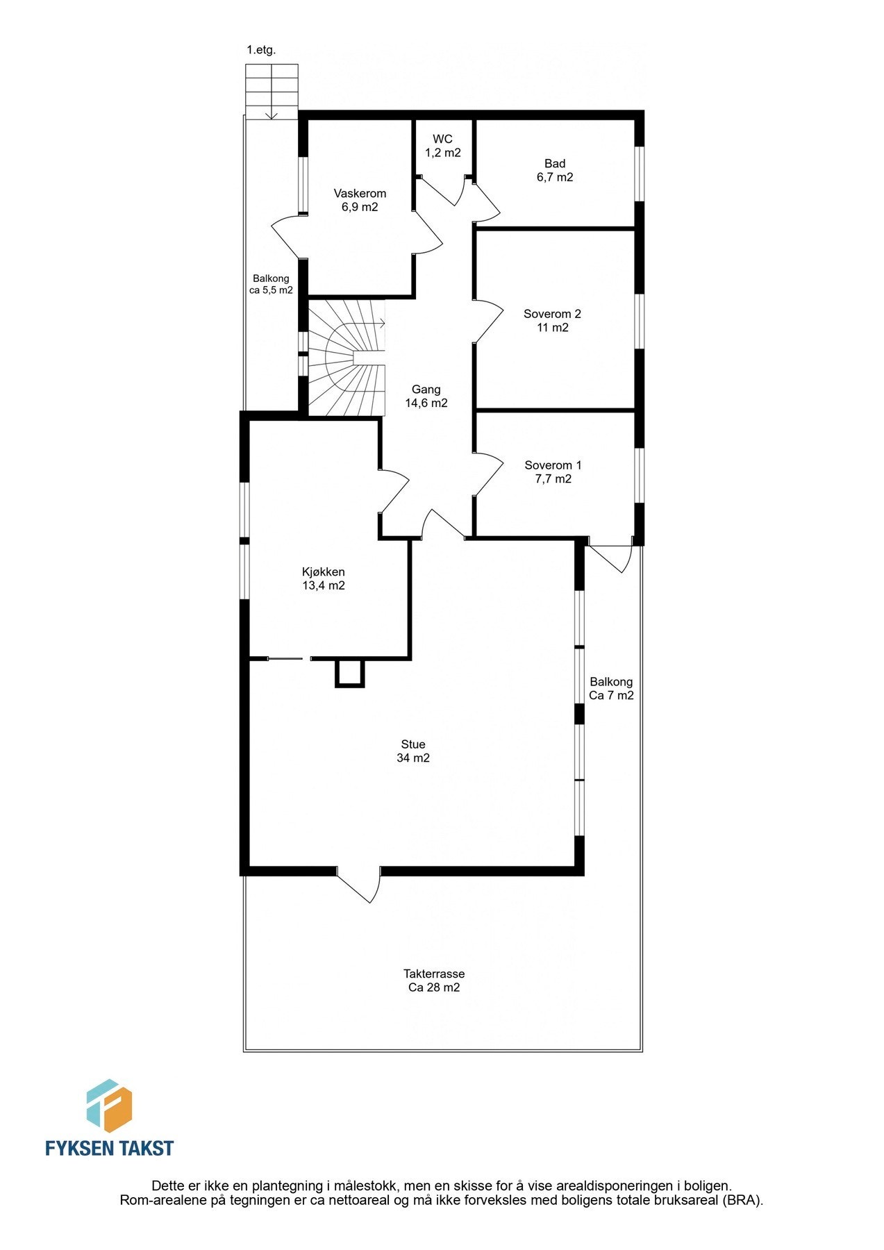 Planskisse. Galleribilde