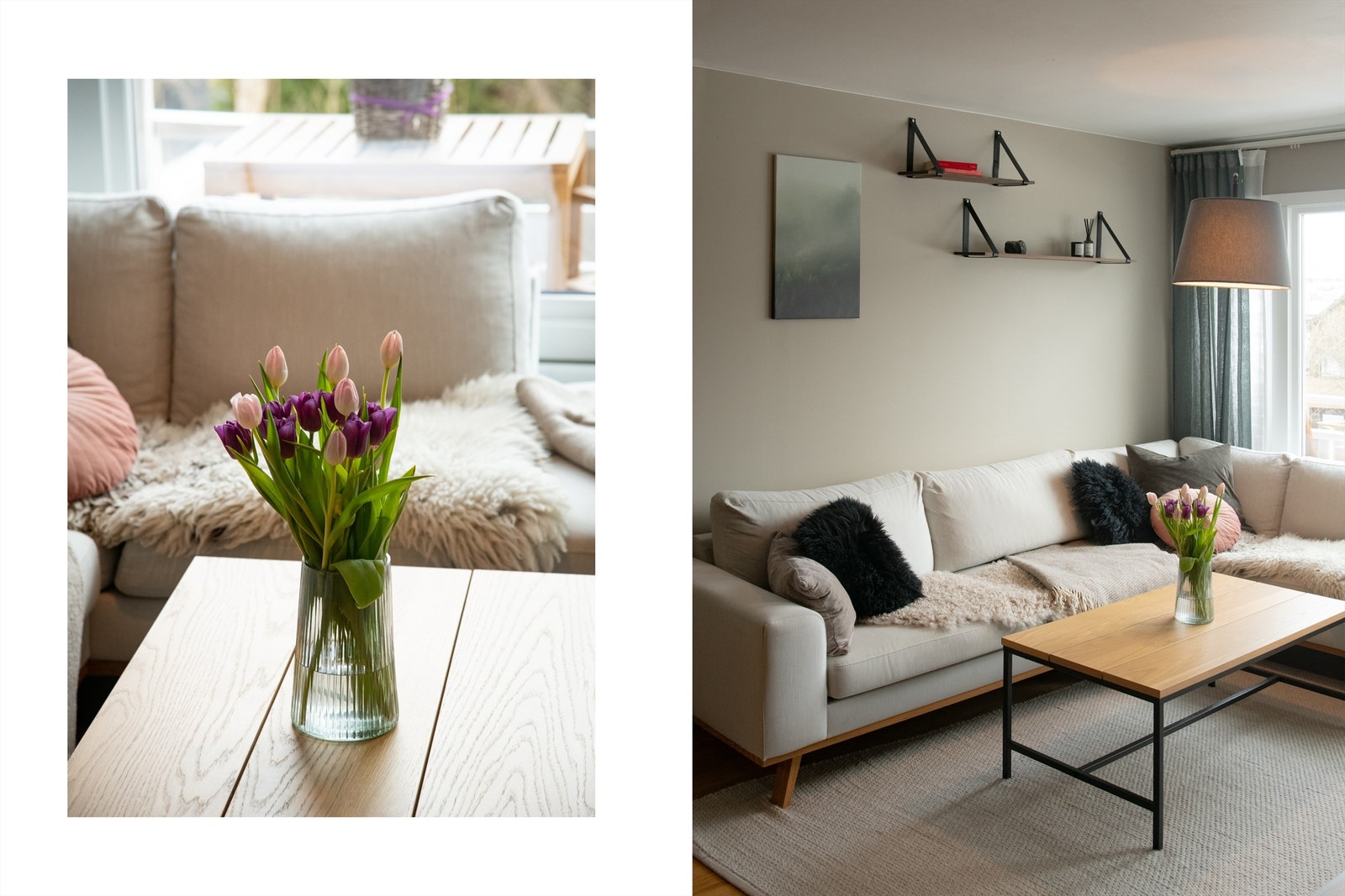 Stuen er et lyst og sosialt samlingspunkt i boligen. Galleribilde