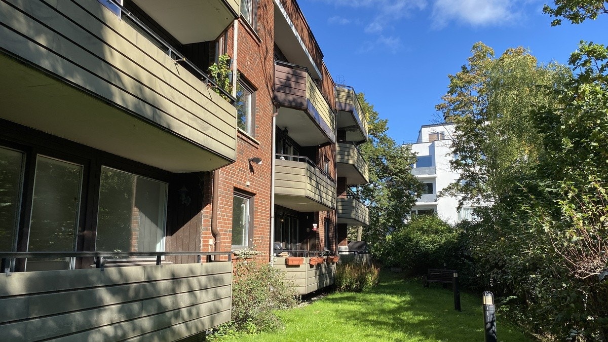 Balkong, felles hage Galleribilde