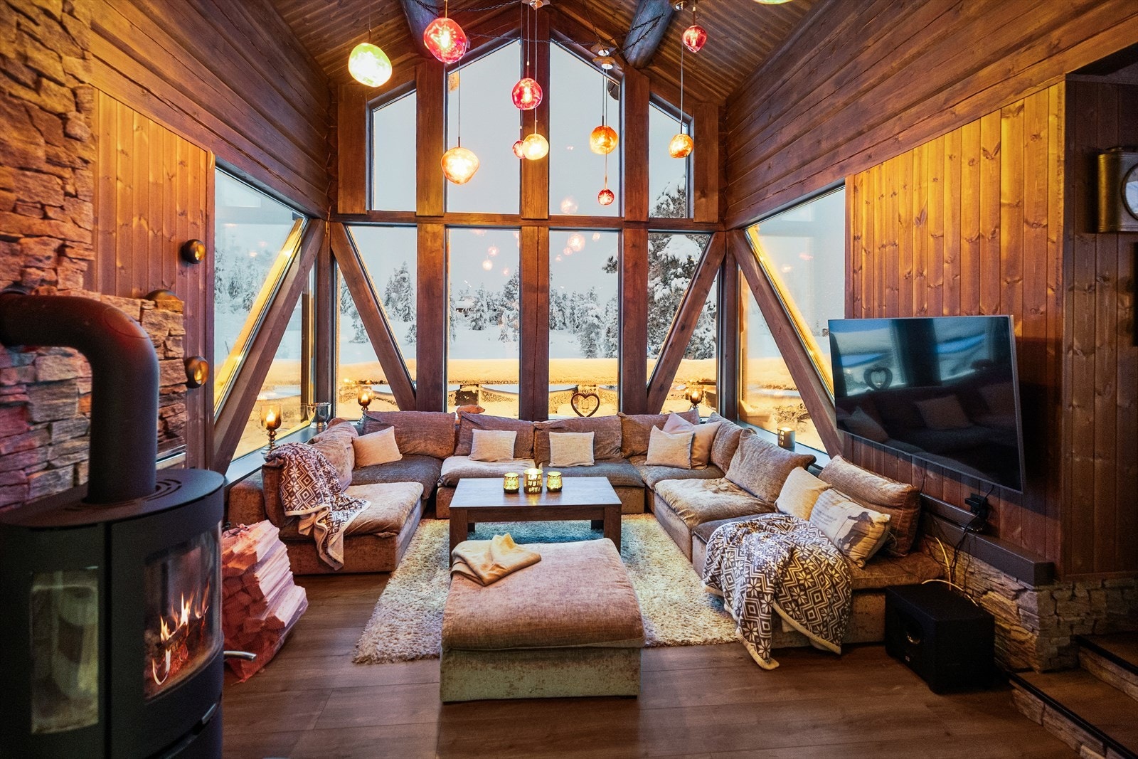 Dette er en eksklusiv og gjennomført hytteperle på Blefjell! Galleribilde