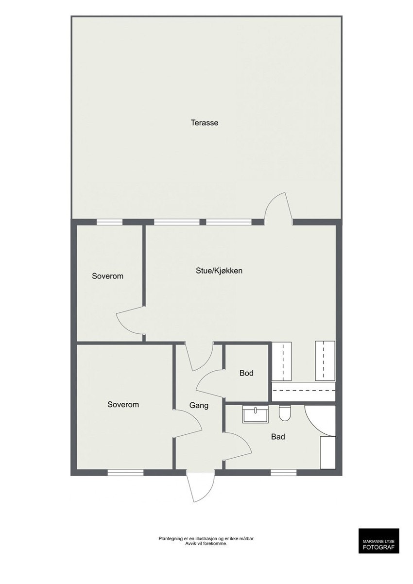 Plantegning Galleribilde