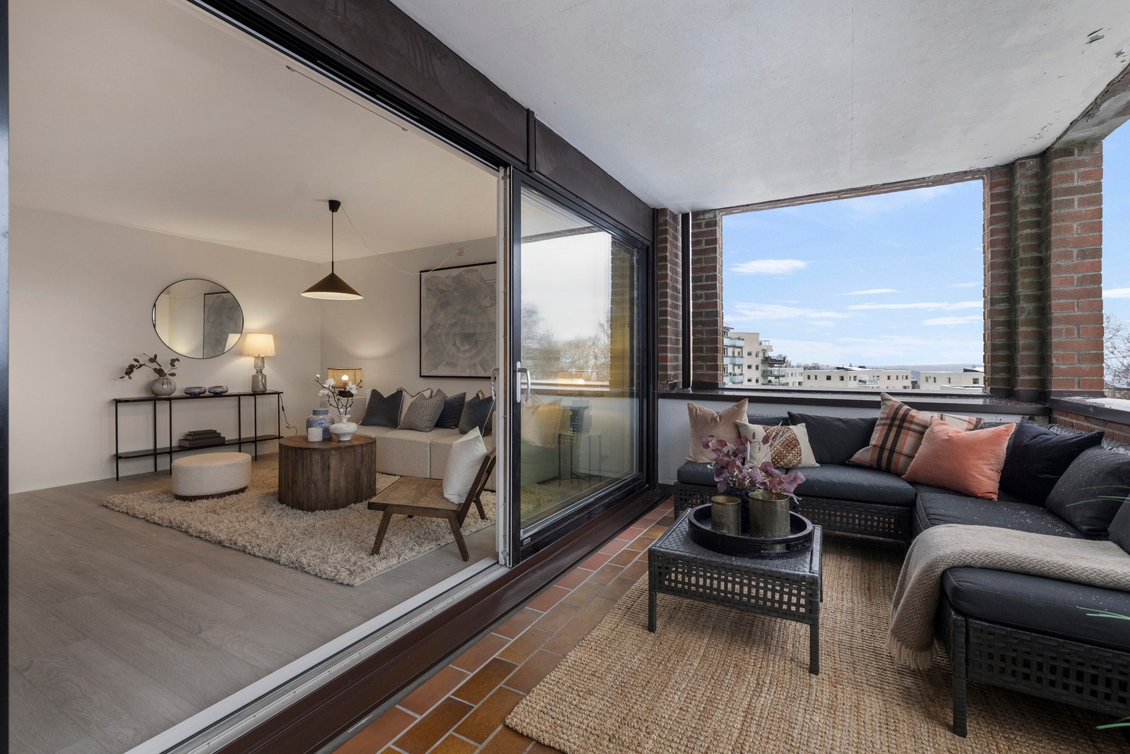 Terrassen er på ca. 16 m². Galleribilde