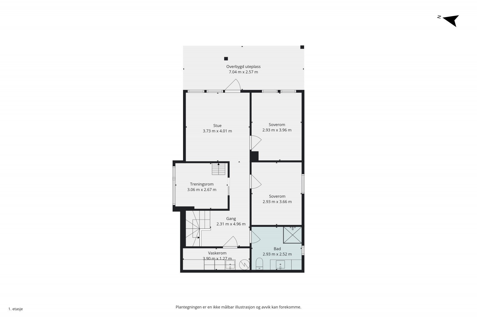 Planløsning - underetasje Galleribilde