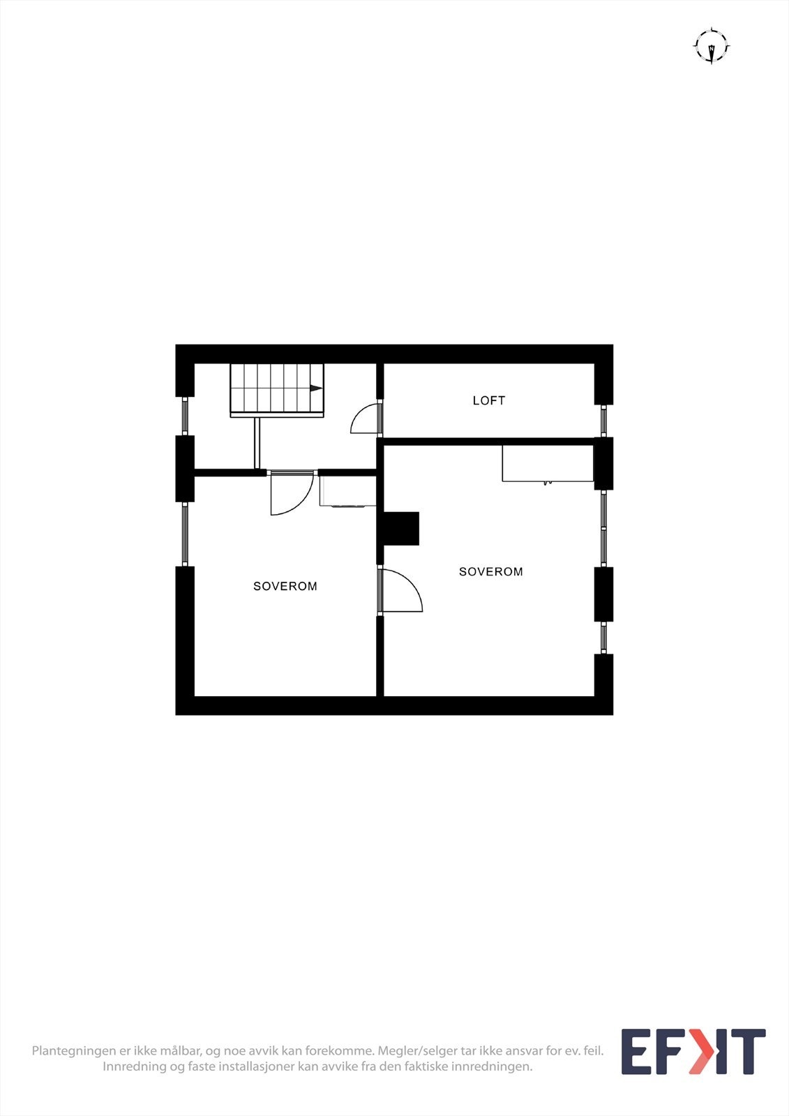 Plantegning kårbolig 2 etg. Galleribilde