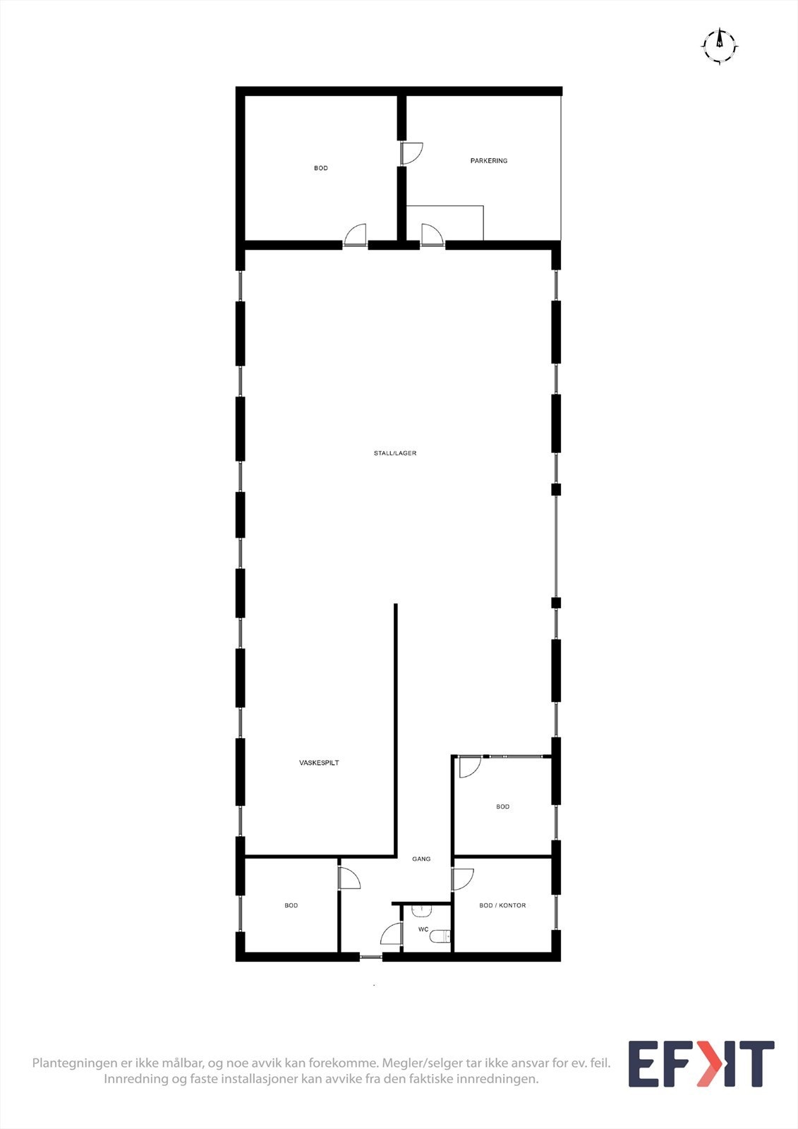 Plantegning Galleribilde