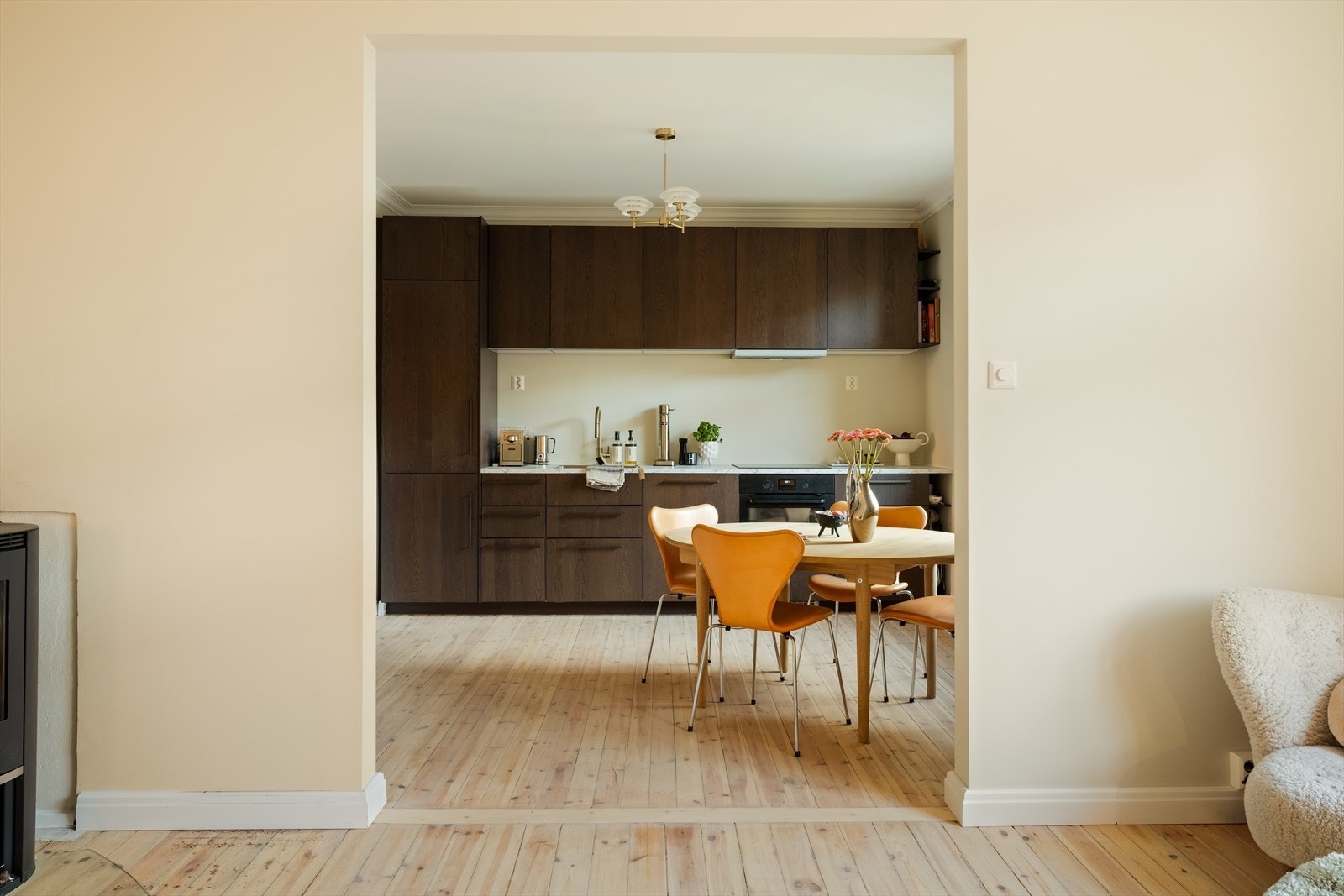 Hele leiligheten ble oppgradert i 2025. Galleribilde