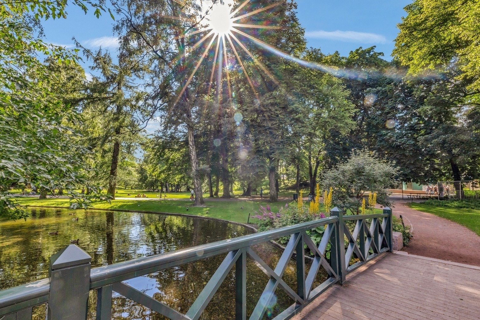 Slottsparken i umiddelbar nærhet! Galleribilde