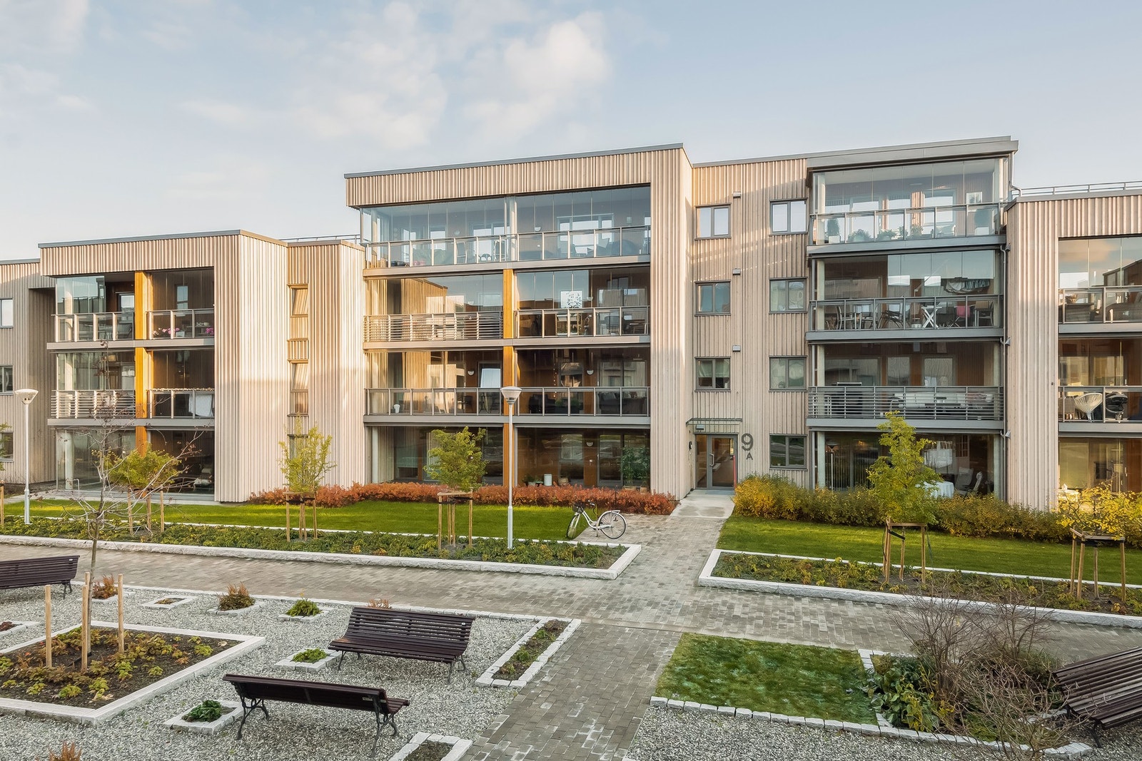 Sameiet har ett av Trondheims fineste utearealer. Galleribilde