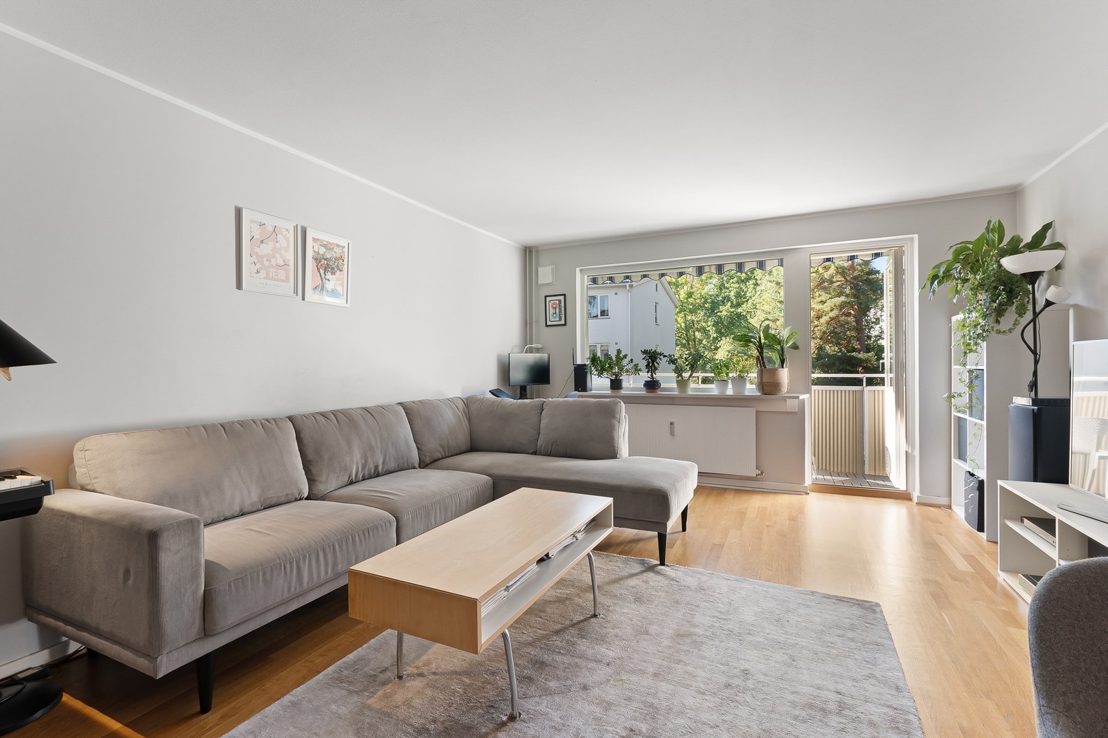 Store vindusflater slipper inn rikelig med naturlig lys. Galleribilde