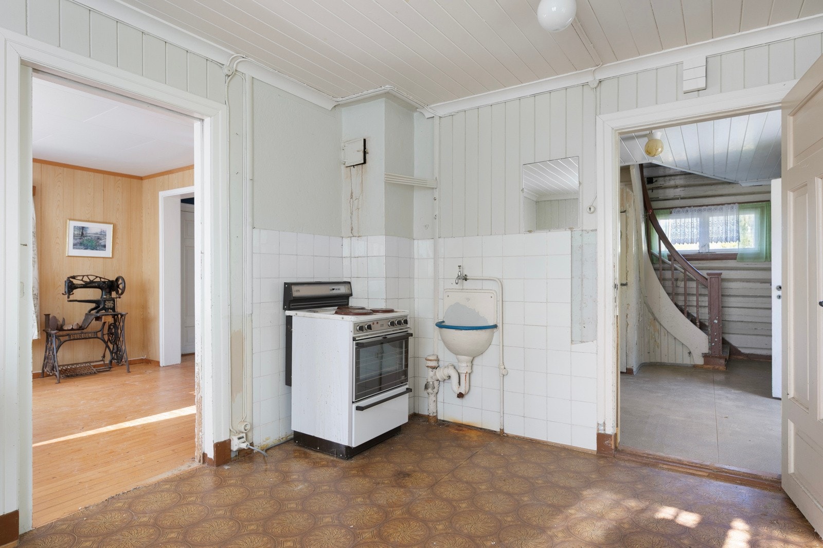 Kjøkken i gamlehuset Galleribilde