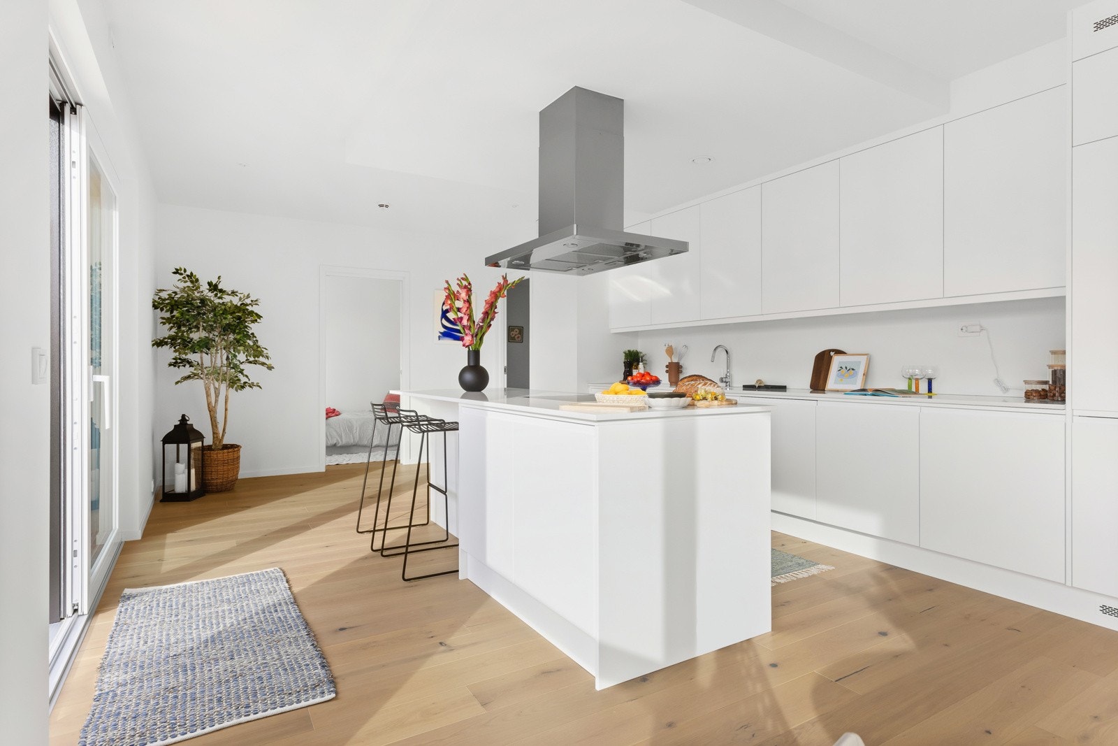 Leiligheten har et lekkert kjøkken av god størrelse. Galleribilde