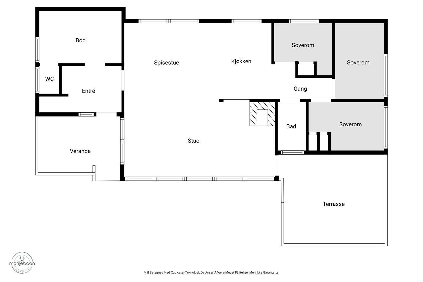 Plantegning Galleribilde