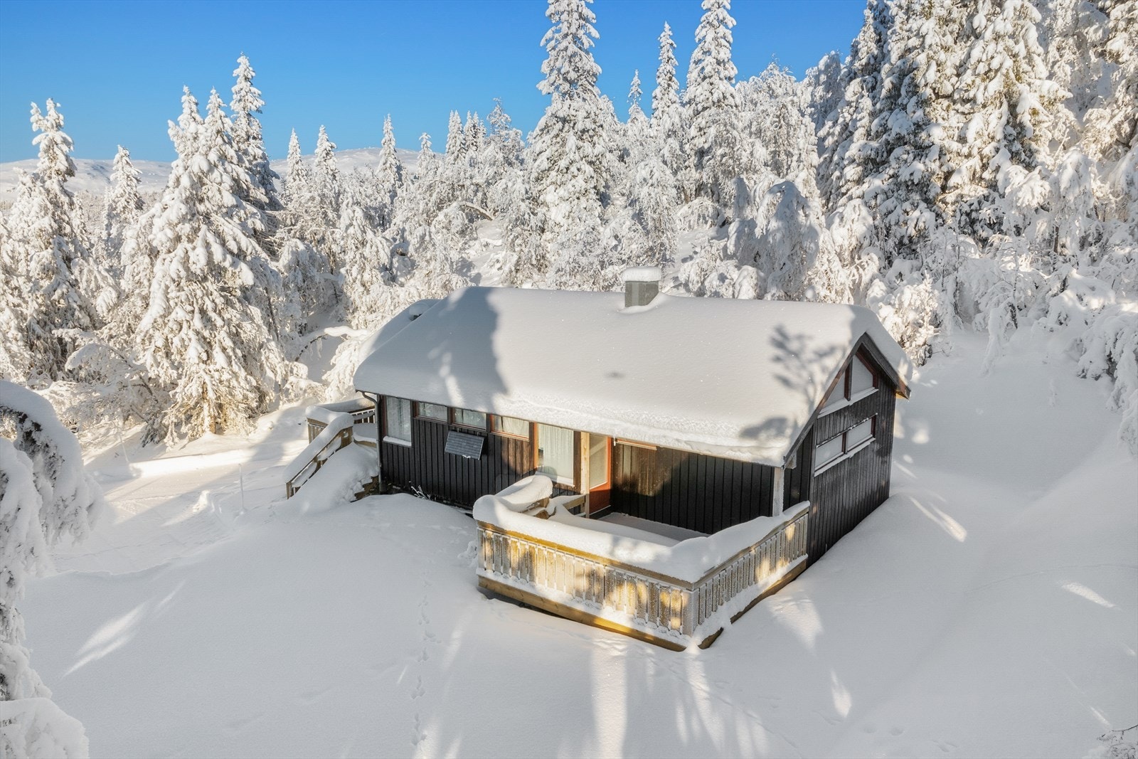 En klassisk og sjarmerende hytte Galleribilde