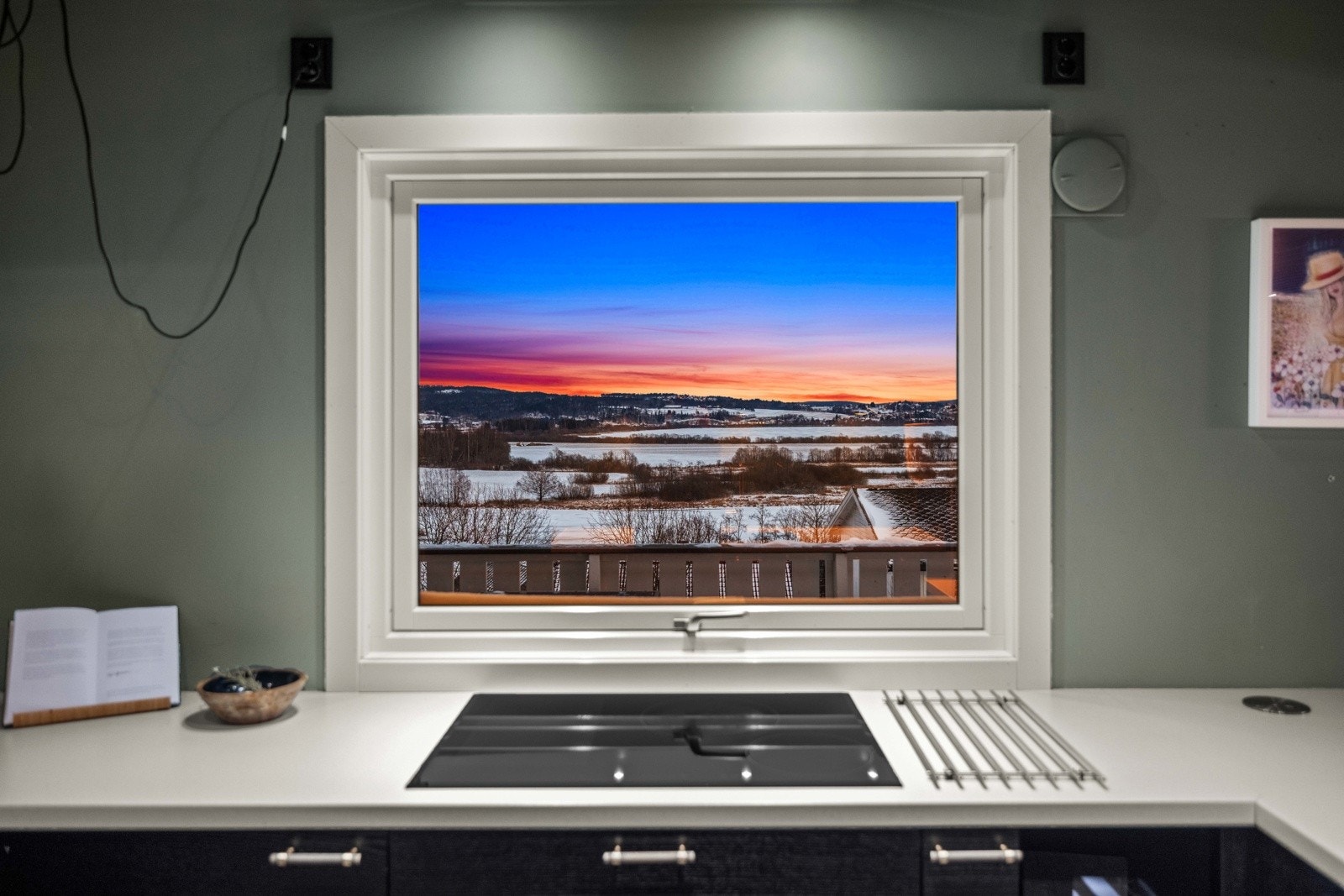 Det er fantastisk utsikt også innendørs. Galleribilde