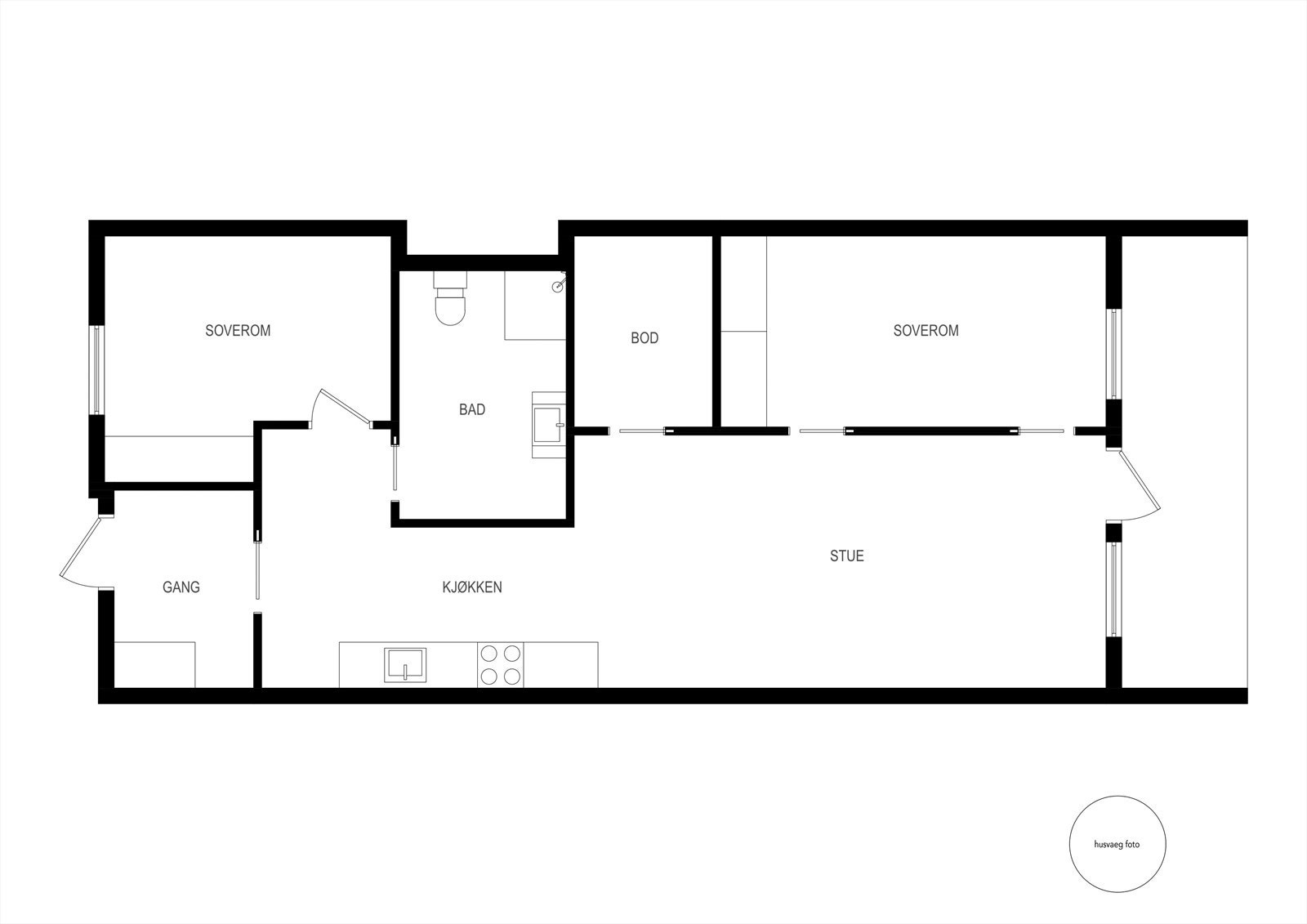 Plantegning 2. etasje Galleribilde