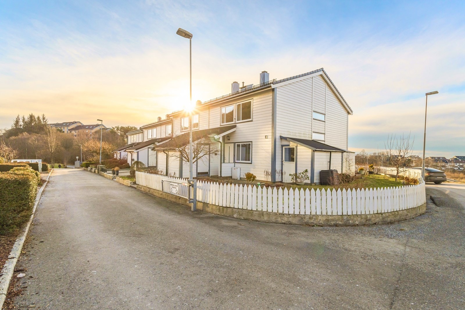 - Her er du pent plassert på enden av rekken og i skjermede omgivelser - Galleribilde