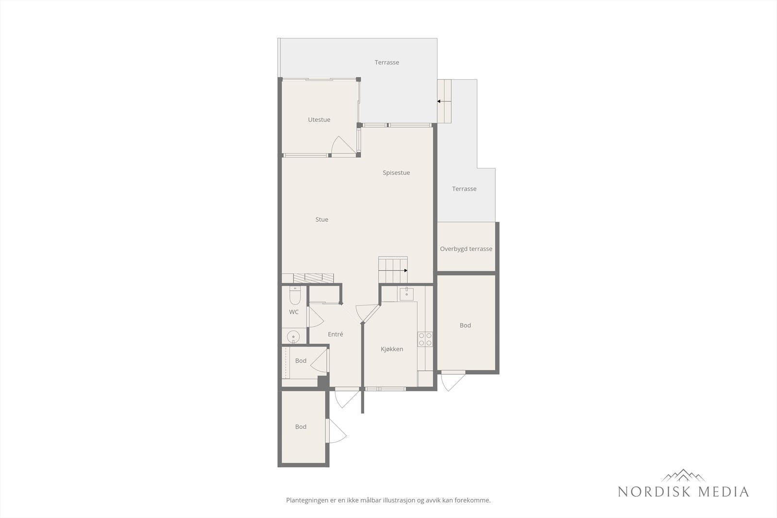 - Plantegning 1. etasje - Galleribilde