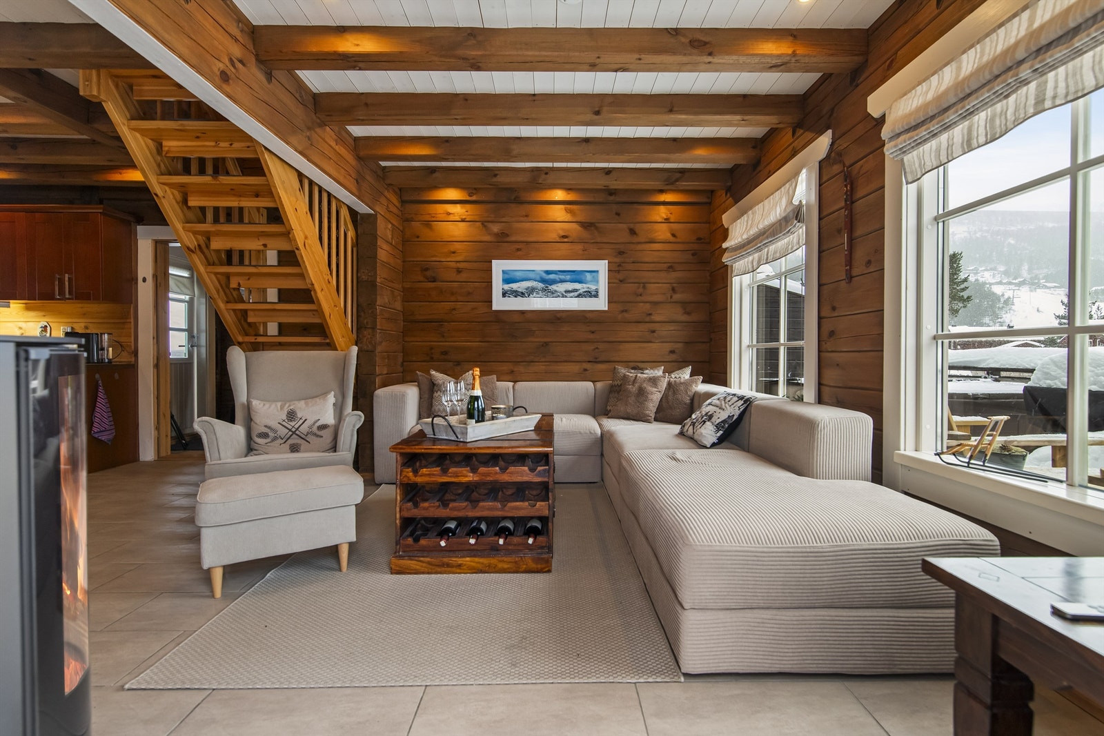 God plass til salongen i stuen Galleribilde