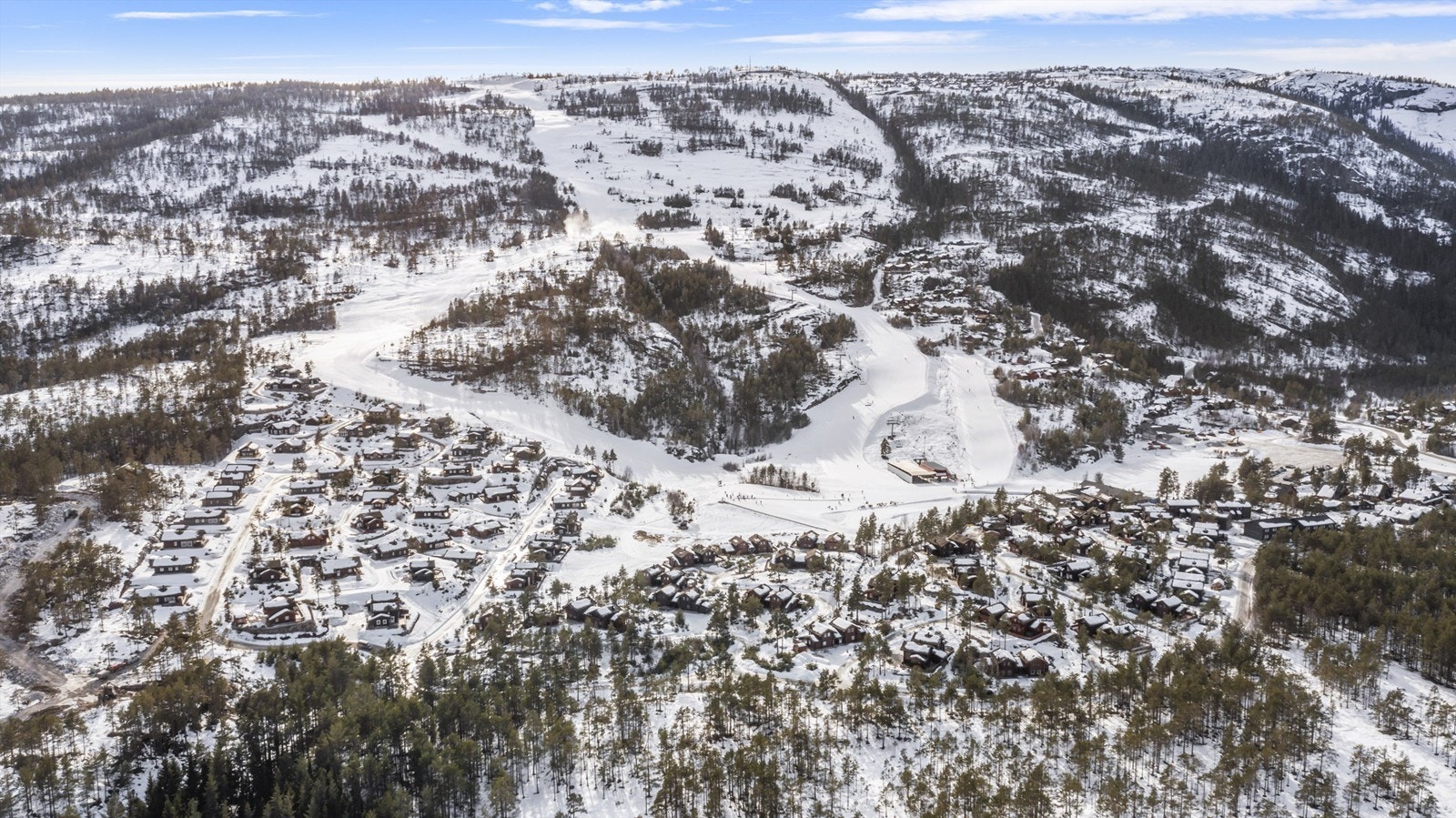 Alpinanlegget er flott og med vanskelighetsgrad for små og store Galleribilde