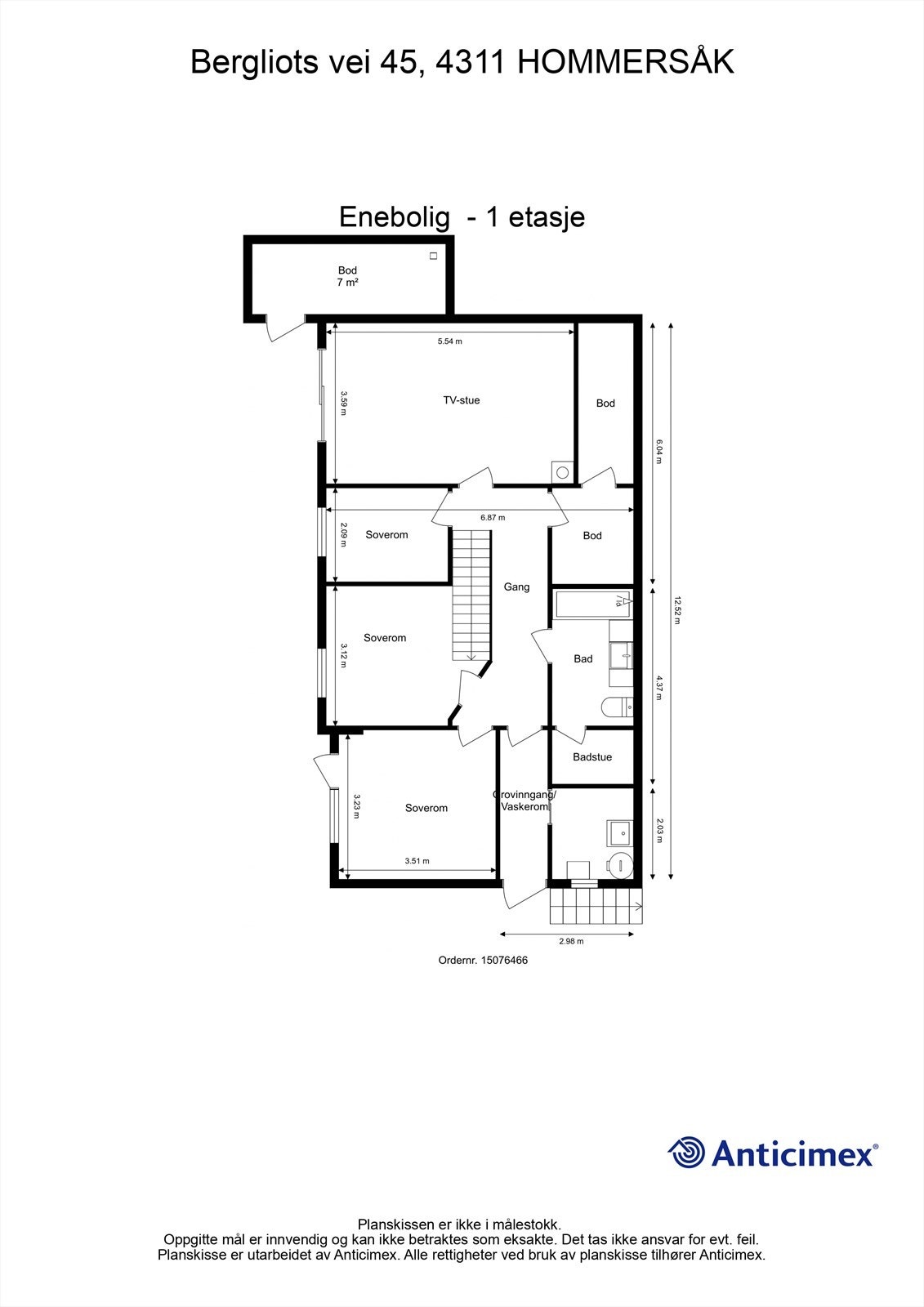 Plantegning-kjeller etasje. Galleribilde