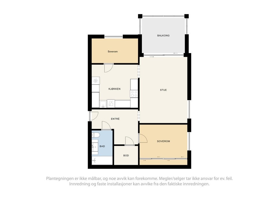 Alternativ plantegning Galleribilde