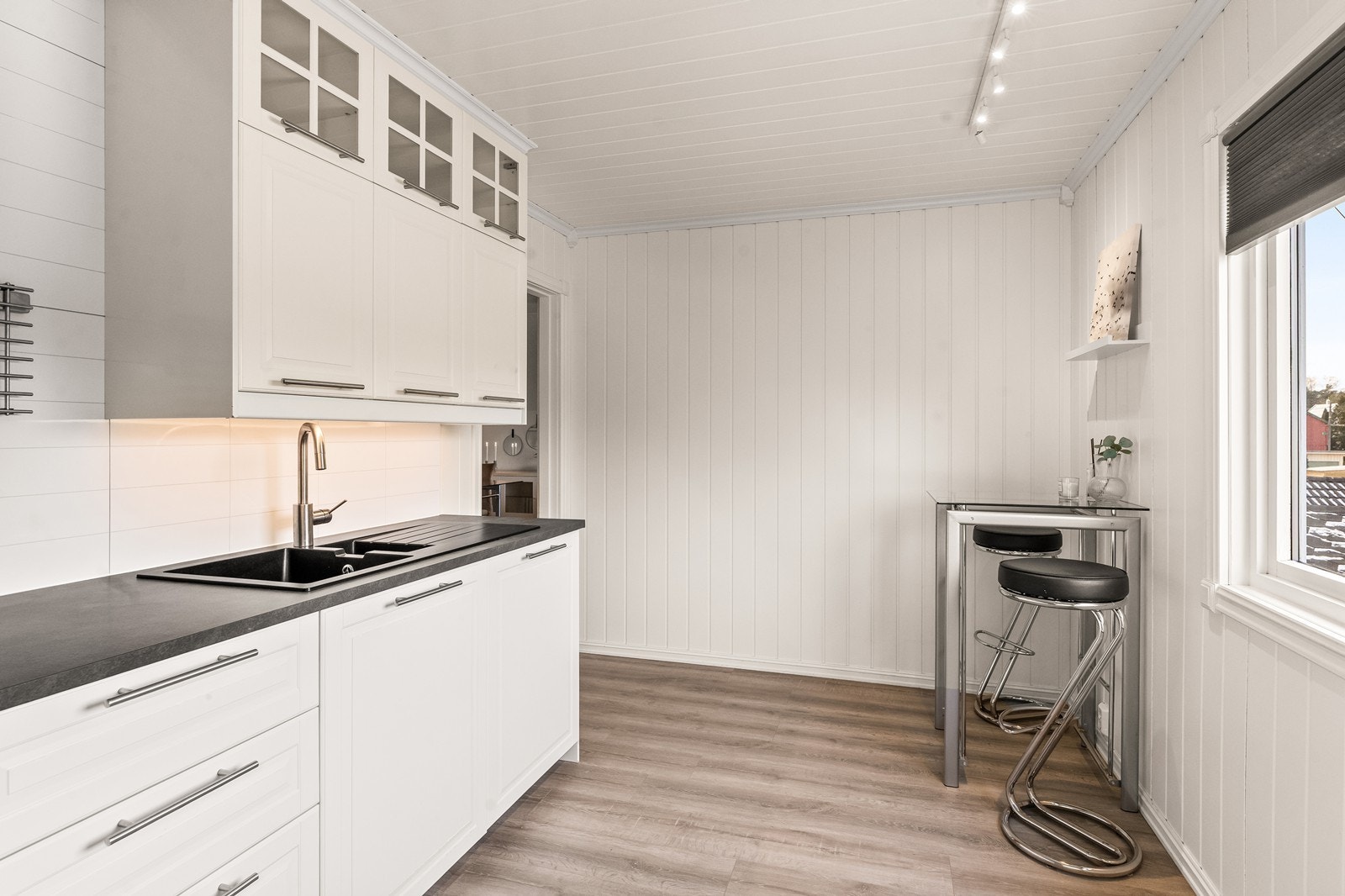 Her er det en praktisk barløsning for enkle måltider. Galleribilde