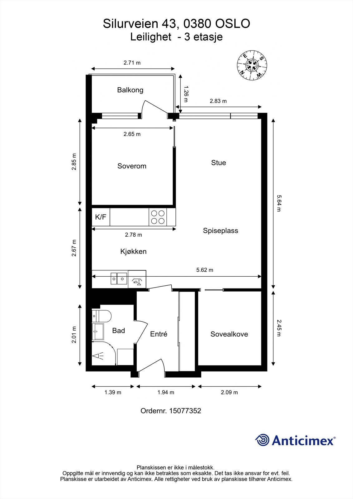 Plantegning Galleribilde