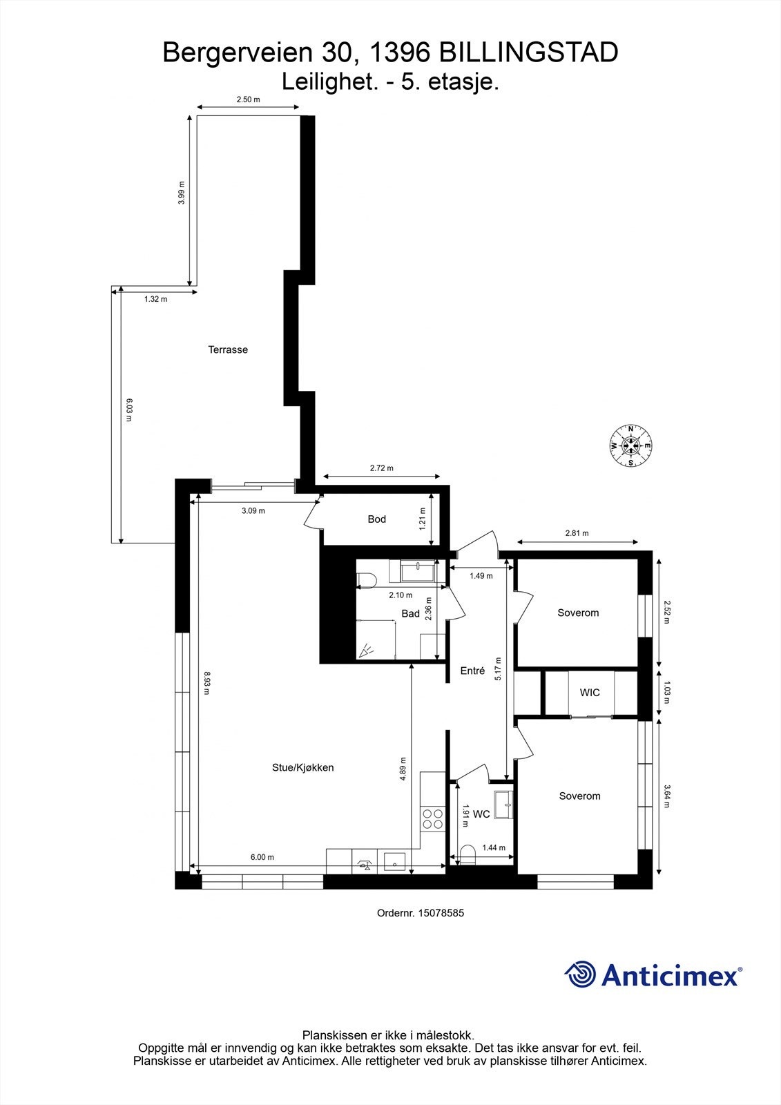 Plantegning Galleribilde