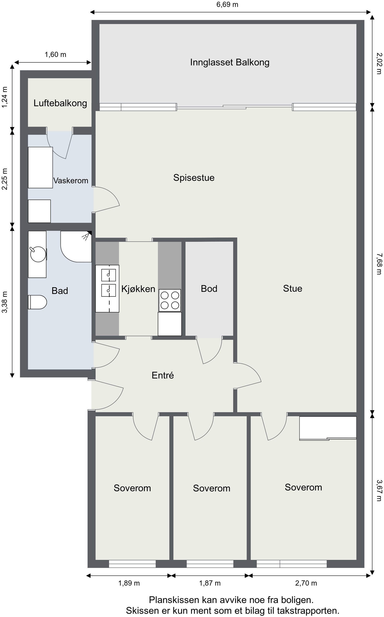 Plantegning Galleribilde