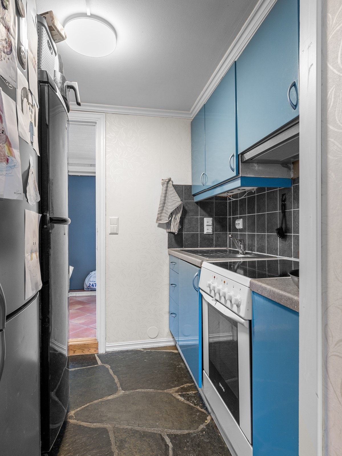 Kjøkken i underetasjen. Galleribilde