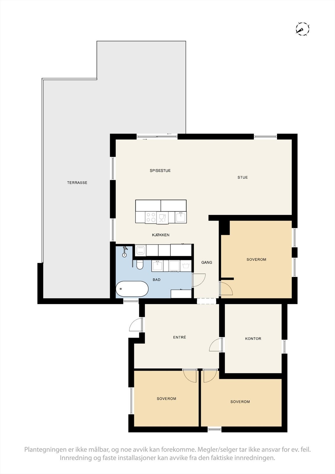 Plantegning Galleribilde