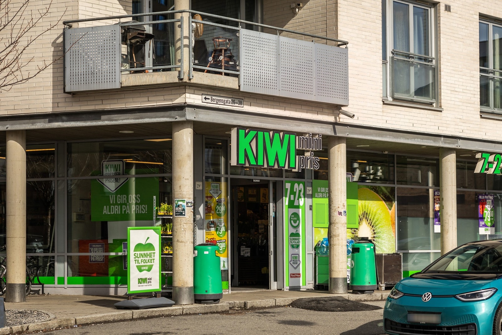 Kiwi i umiddelbar nærhet. Galleribilde